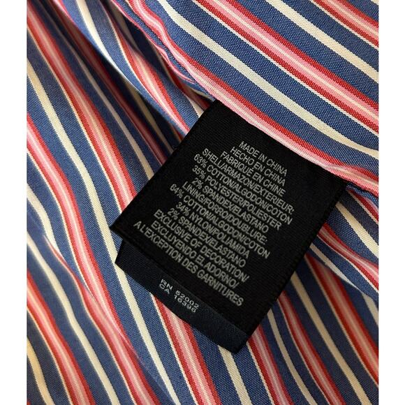 Liz Claiborne Chambray Blazer/Jacket Women Sz 12 Lined Stretch Casual/Business - Picture 9 of 9